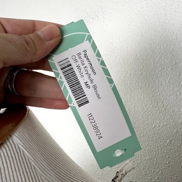 Papermoon Stitch Fix Petite MP Medium Barita Keyhole Tank Blouse Animal Print - Picture 3 of 6